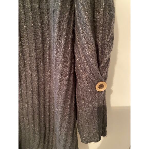 Intimately Free People Around The Clock Henley Top Gray Oversized size small - Picture 5 of 6